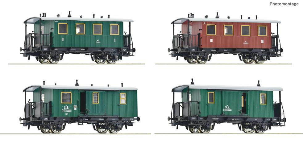 Roco 6200190 4er Set Personenzug KKSTB
