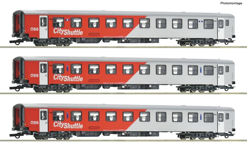 Roco 6200191 3er Set City Shuttle ÖBB
