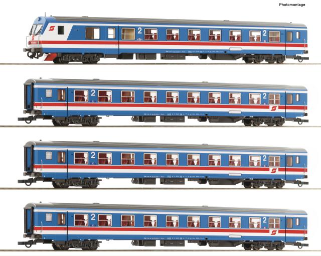Roco 6200200 4er Set Wendezug ÖBB "Was wäre wenn..." DCC