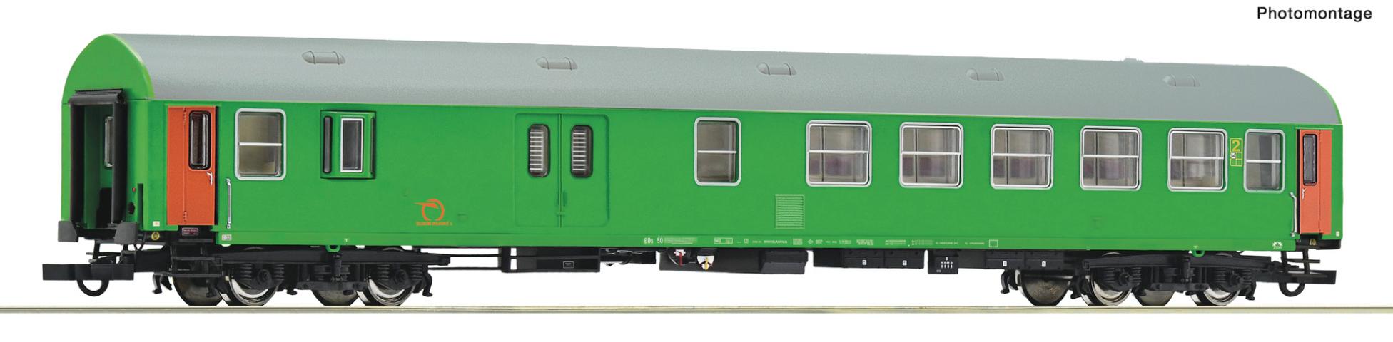 Roco 6200233 Personenwagen mit Gepäckabteil Y/B 70 ZSSK grün