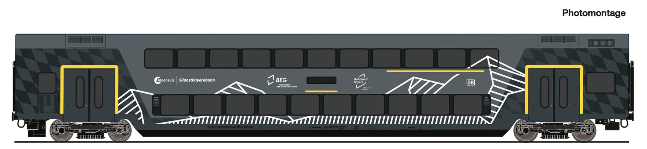 Roco 6200253 Dosto Einzelwagen Ideenzug SOB DB AG DC