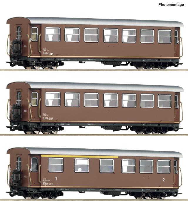Roco 6240007 3er Set Personenwagen ÖBB