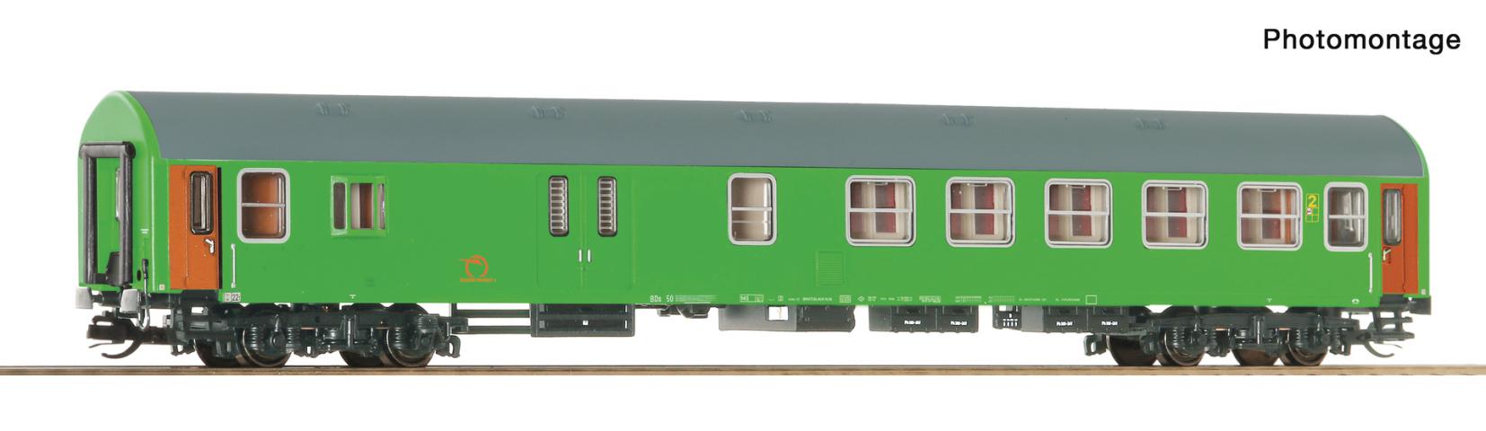 Roco 6280038 Personenwagen mit Gepäckabteil Y/B 70 ZSSK grün