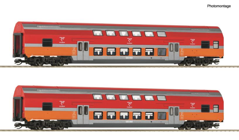 Roco 6280047 2er Set Doppelstock Polregio