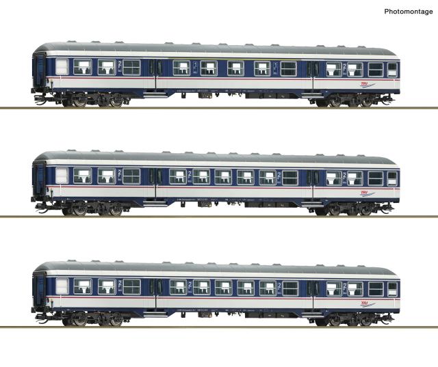 Roco 6280088 3er Set n-Wagen TRI