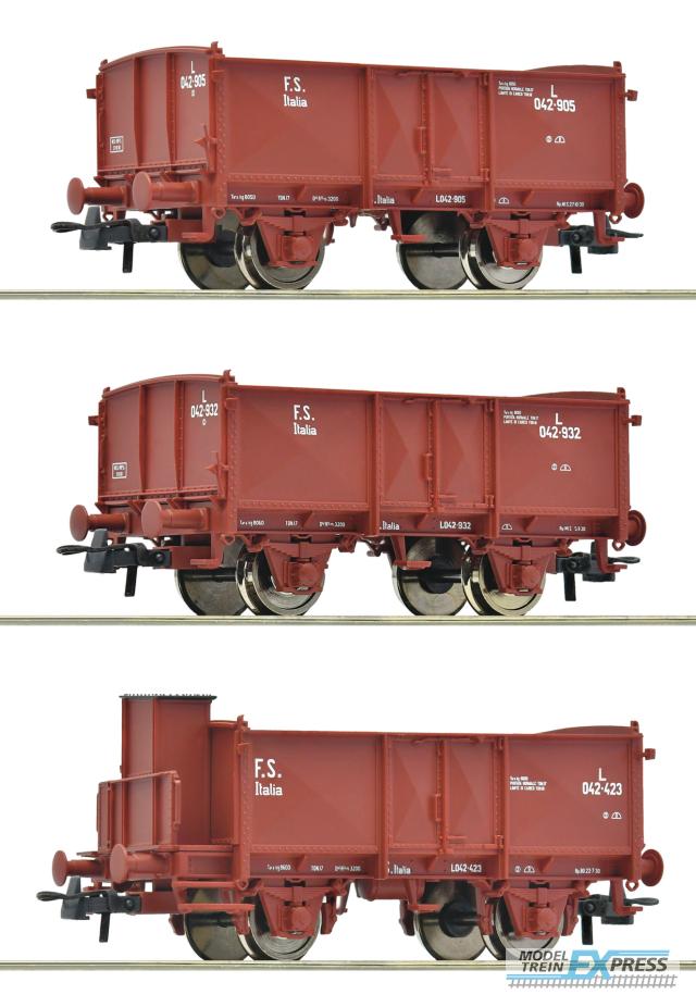 Roco 6600088 3er Set Gueterwag. FS