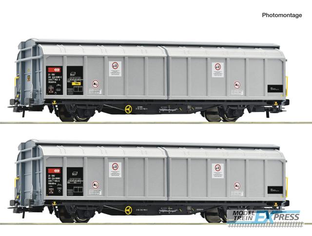 Roco 6600110 2er Set Schiebewandwag. SBB