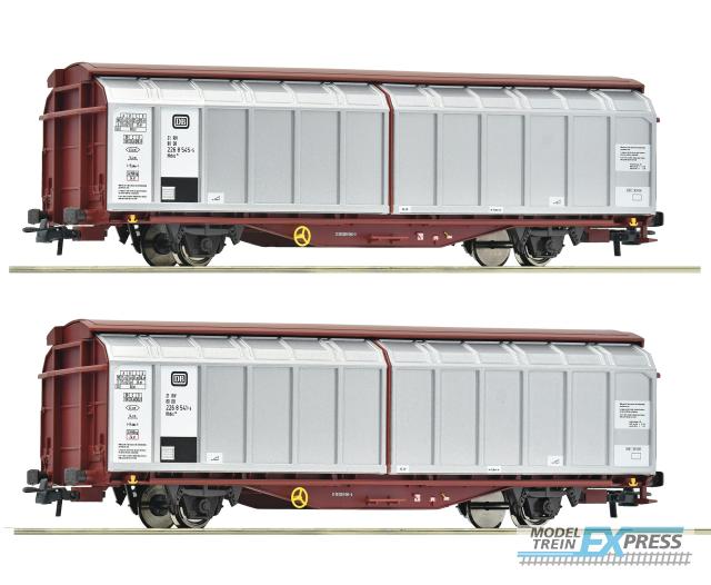 Roco 6600111 2er Set Schiebewandwag. DB