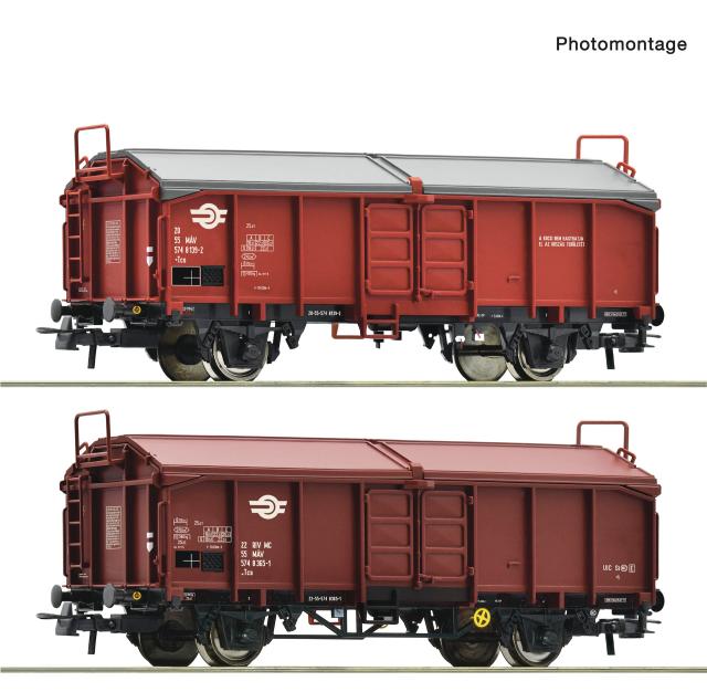 Roco 6600116 2er Set Schiebedachwag. MAV