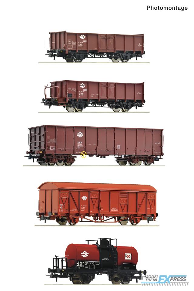 Roco 6600126 5er Set Gueterzug MAV