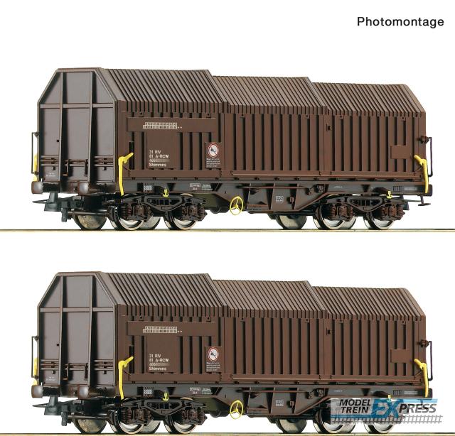 Roco 6600132 2er Set Teleskophaubenwag. OEBB