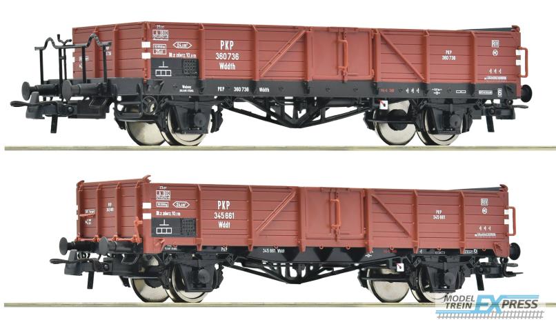 Roco 6600150 2er Set off.Gueterwag. PKP