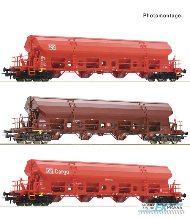 Roco 6600153 3er Set Schwenkdachwagen DB-AG