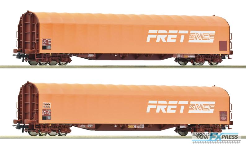 Roco 6600161 2er Set Schiebeplanenwag. SNCF