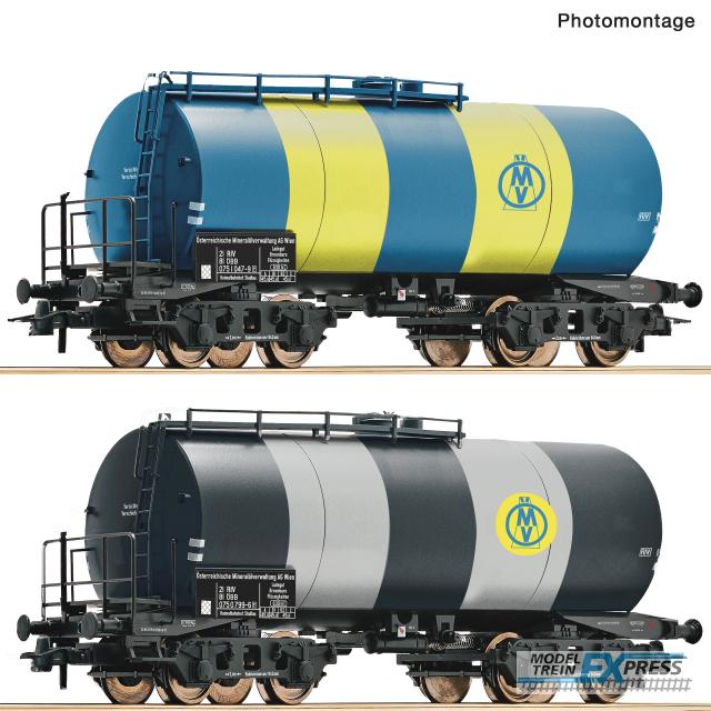 Roco 6600163 2er Set Kesselwag. OEBB/OEMV