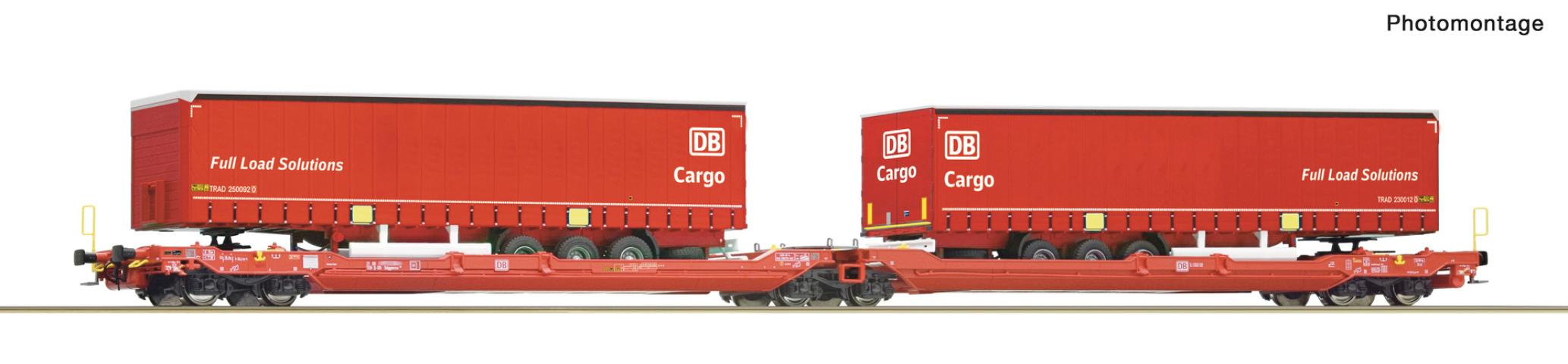 Roco 6600168 Doppeltaschenwagen T3000e DB AG +Cargo