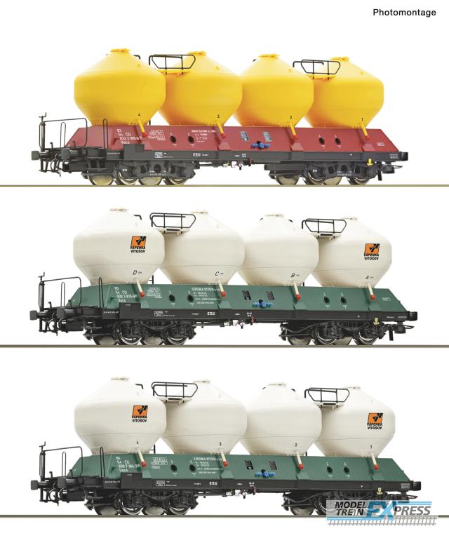 Roco 6600180 3er Set Silowag. Raj