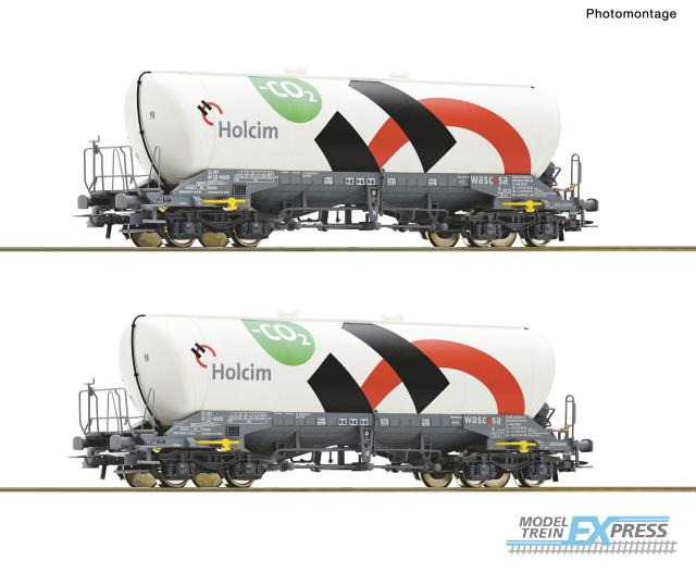 Roco 6600192 2er Set Silowag. Holcim