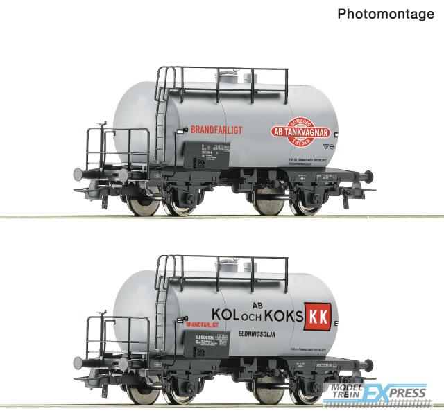 Roco 6600193 2er Set Kesselwagen SJ
