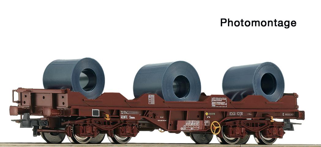 Roco 6600198 Coiltransportwagen braun Renfe
