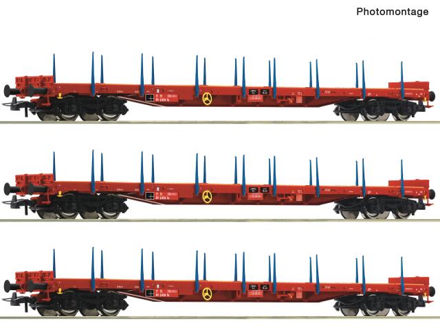 Roco 6600219 3er Set Rungenwagen Rs ÖBB