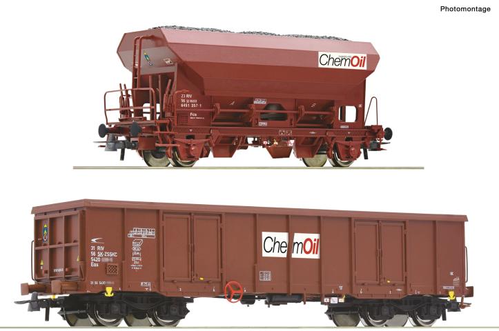 Roco 6600221 2er Set Güterwagen Chemoil