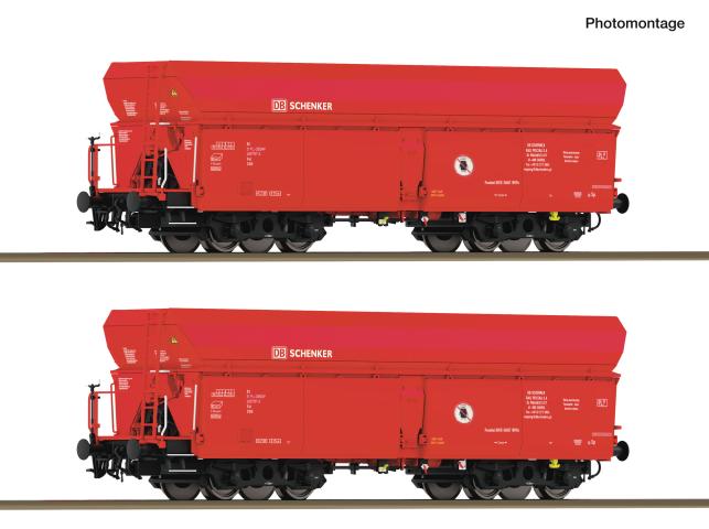 Roco 6600326 2er Set Selbstentladewagen Wap DB Schenker
