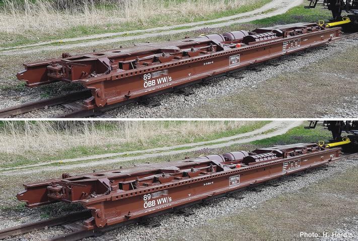 Roco 6640005 2er Set Rollwagen ÖBB 9,5 Meter