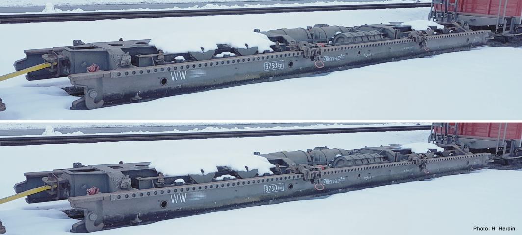 Roco 6640007 2er Set Rollwagen Zillertalbahn 9,5 Meter