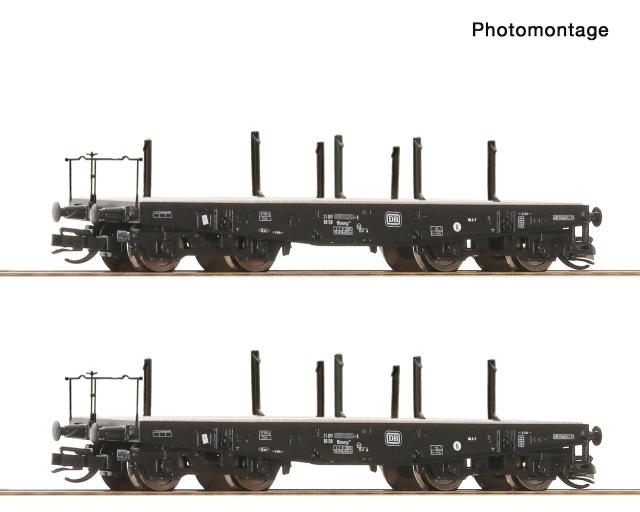 Roco 6680028 2er Set Schwerlastwagen DB