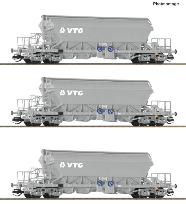 Roco 6680030 3er Set Kaliwagen VTG
