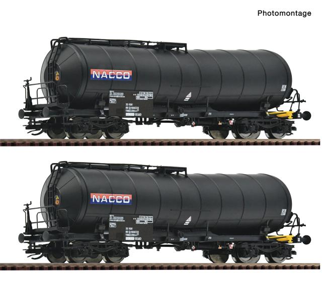 Roco 6680035 2er Set Knickkesselwagen Nacco