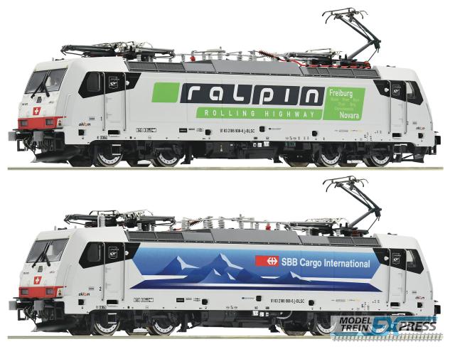 Roco 70652 E-Lok BR 186 SBB/Ralpin Snd.