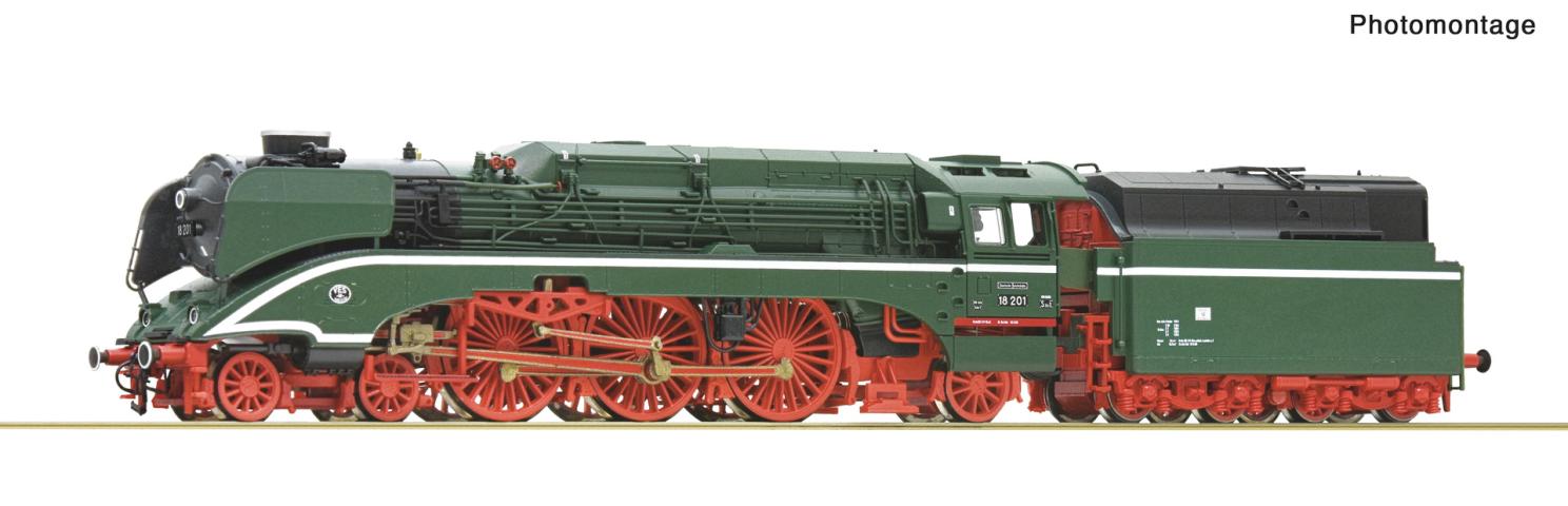 Roco 7180017 Dampflok 18 201 DR "65 Jahre" DC