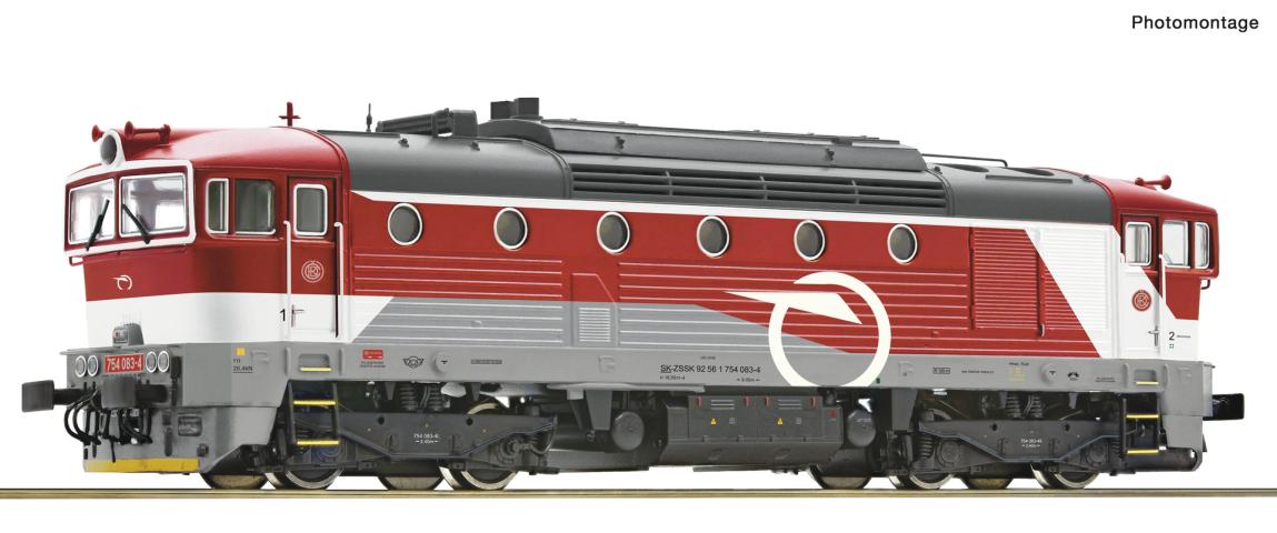 Roco 7300082 Diesellok Rh 754 ZSSK