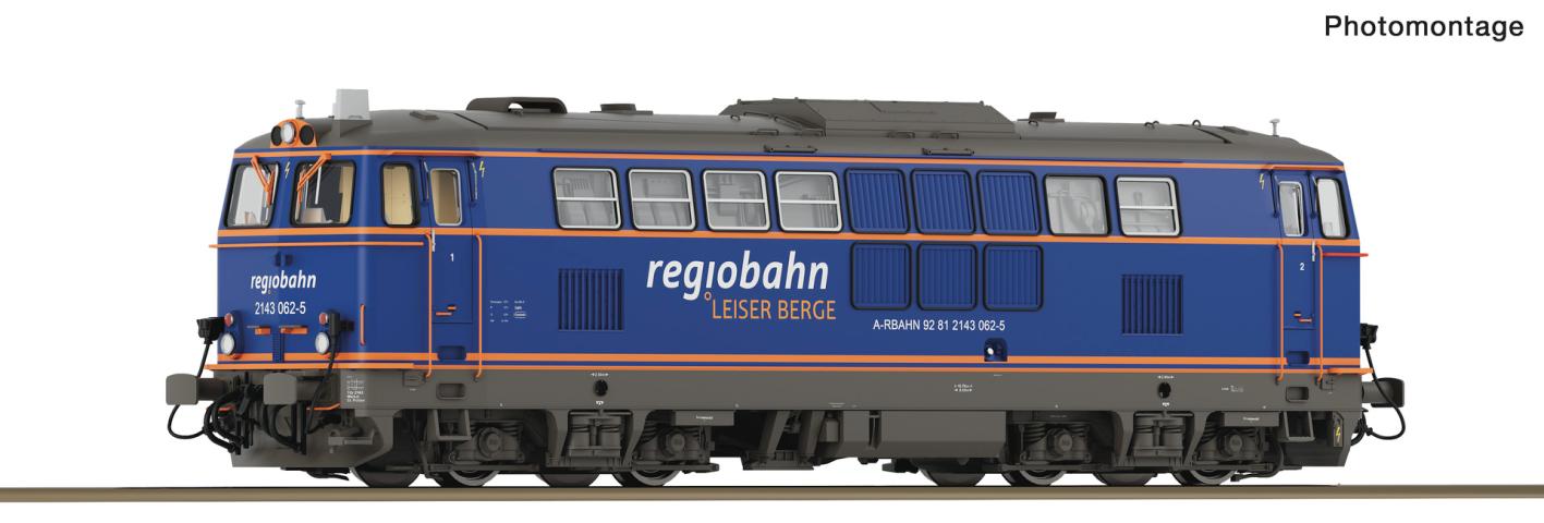 Roco 7300093 Diesellok Rh 2143 Regiobahn DC