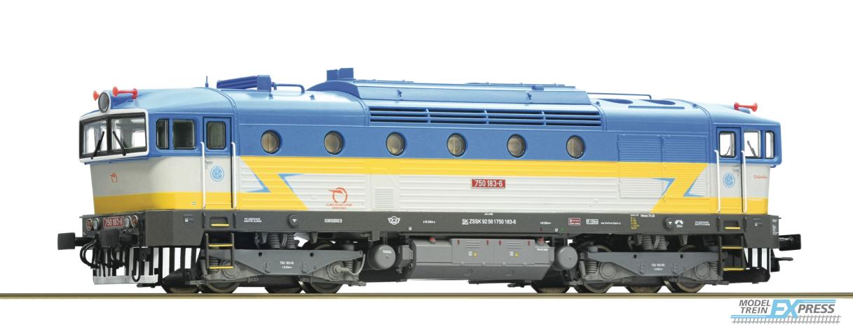 Roco 7310056 Diesellok 750 183 ZSSK Snd.