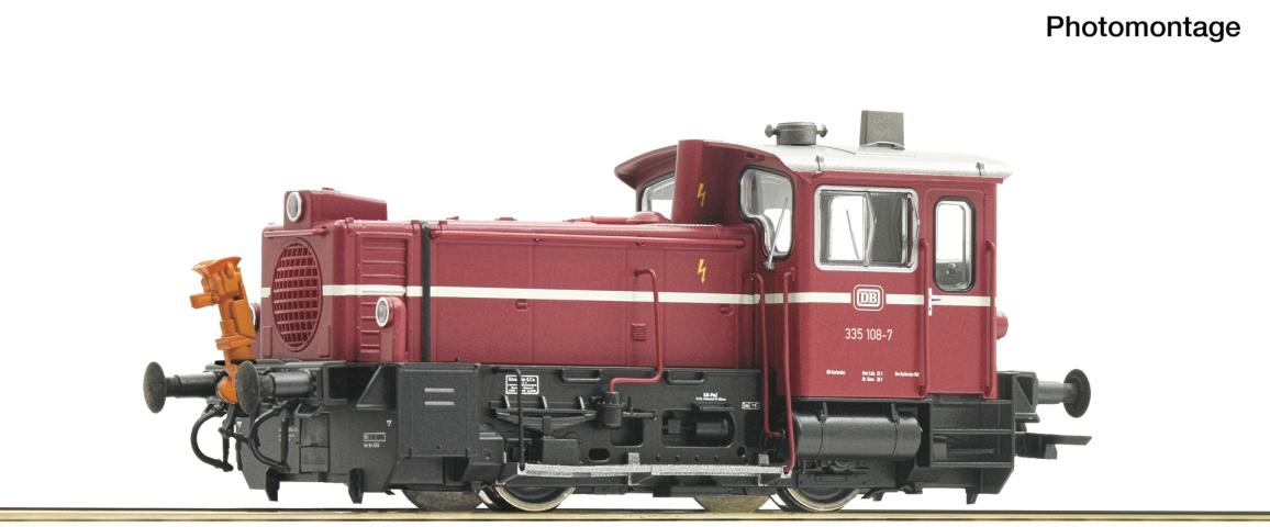 Roco 7310108 Diesellok BR 335 DB rot DC-Snd. + Rangierkupplung