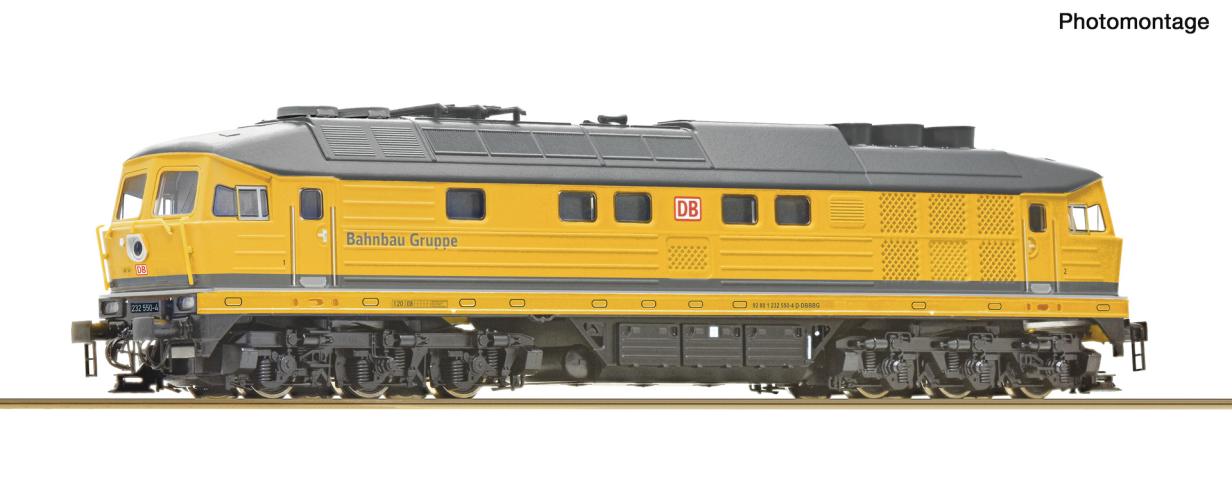 Roco 7390024 Diesellok BR 232 DB Bahnbau DC-Snd.