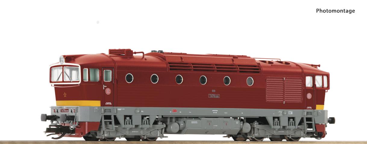 Roco 7390027 Diesellok Rh T478.3 CSD DC-Snd.