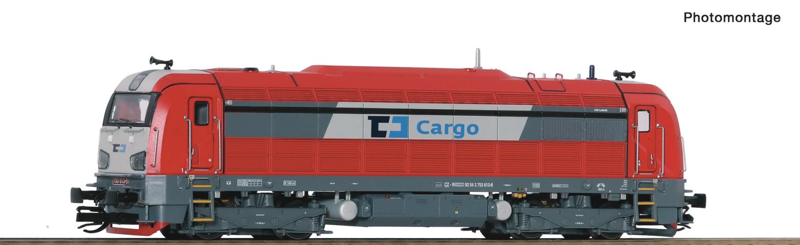 Roco 7390036 Diesellok Rh 753.6 CD Cargo DC-Snd.