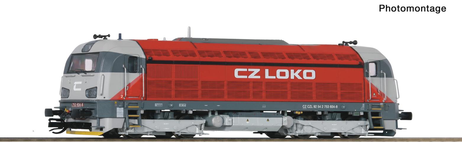 Roco 7390038 Diesellok Rh 753.6 CZ Loko DC-Snd.