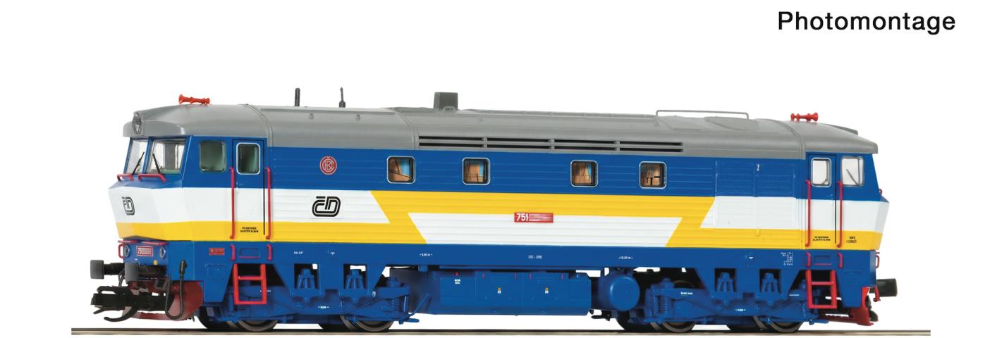 Roco 7390039 Diesellok Rh 751 CD DC-Snd. *Collectors Edition*