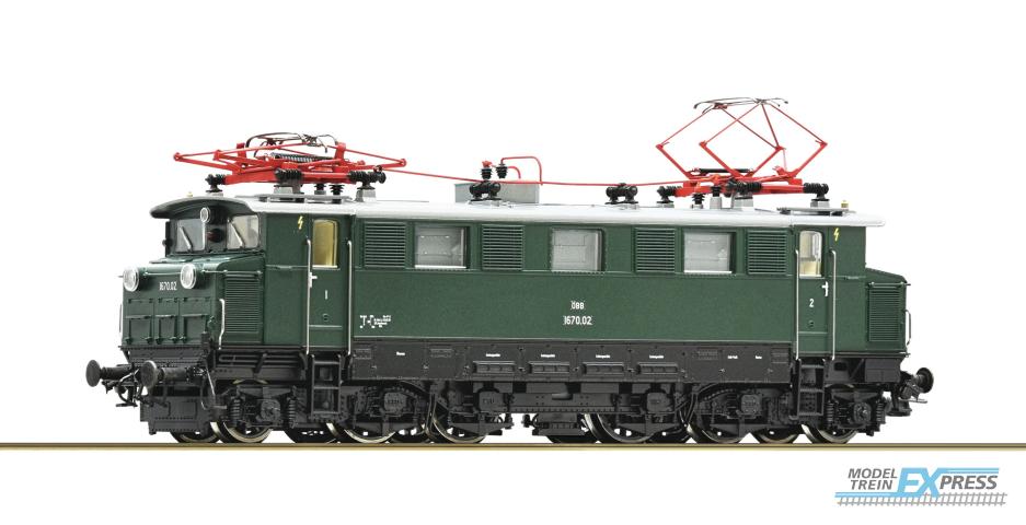 Roco 7500047 E-Lok 1670.02 ÖBB grün