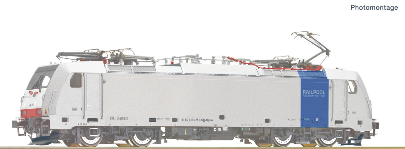 Roco 7500161 E-Lok BR 186 Railpool DC