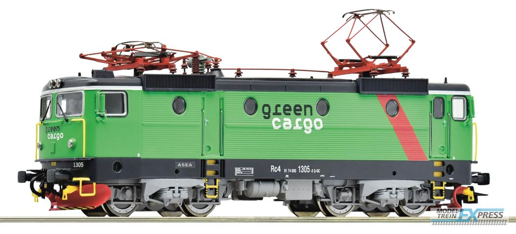 Roco 7510007 E-Lok Rc4 Green Cargo Snd.