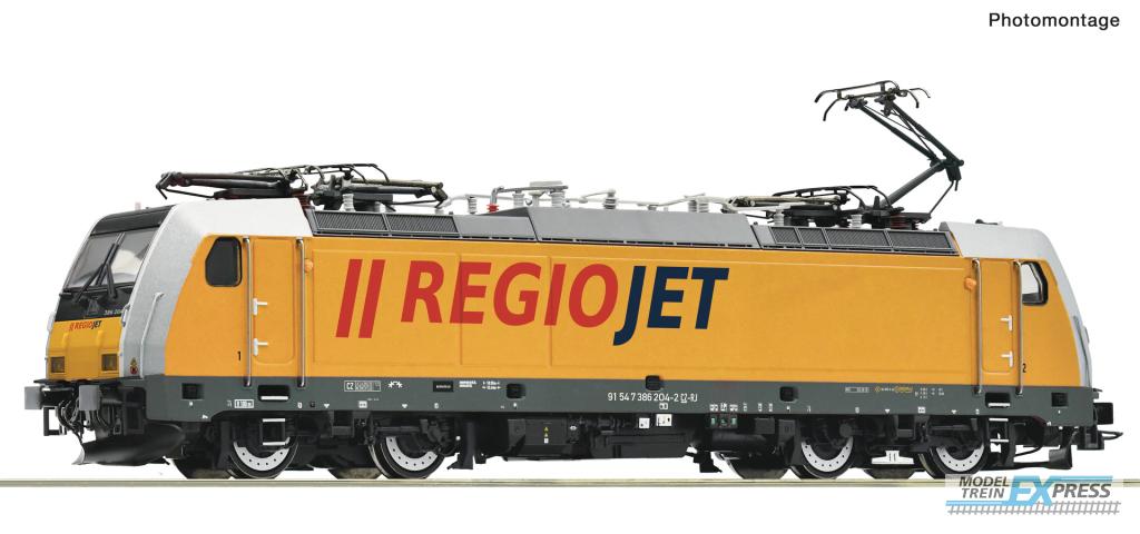 Roco 7520102 E-Lok BR 386 Regiojet AC-Snd.