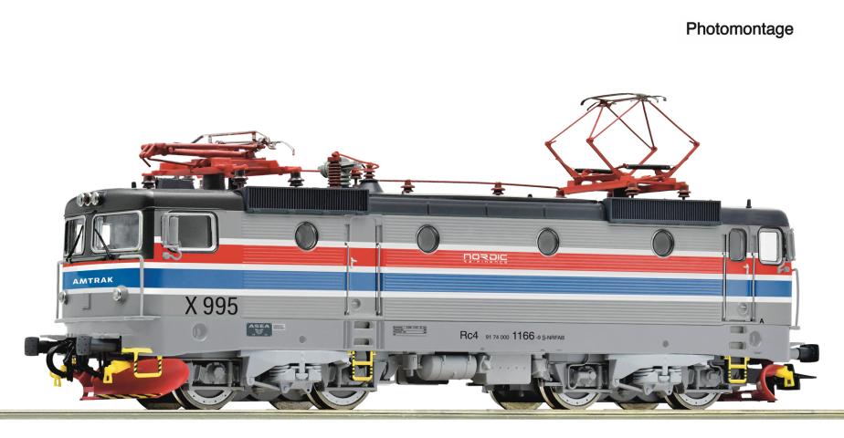 Roco 7520210 E-Lok Rc 4 Nordic "Amtrak Design" AC-Snd.