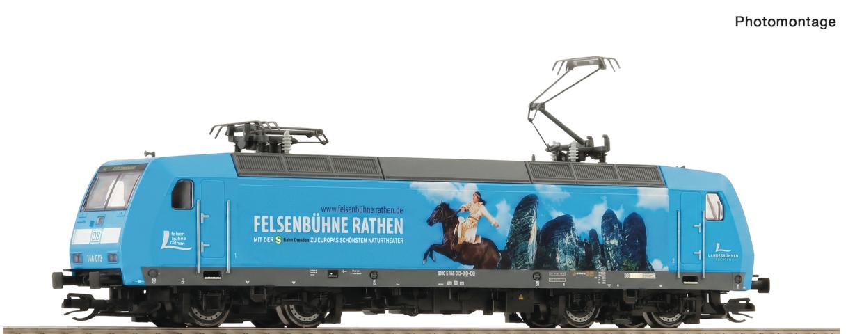 Roco 7590043 E-Lok BR 146 DB-AG "Felsenbühne Rathen" DC-Snd.