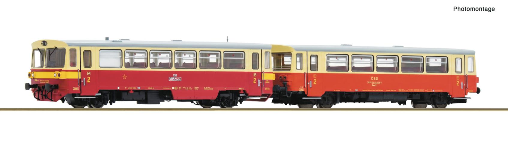 Roco 7790011 Dieseltriebwagen M152 + Beiwagen CSD DC-Snd.